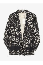 Mønstret bomulds jakke - Sissel Edelbo Aura blanke